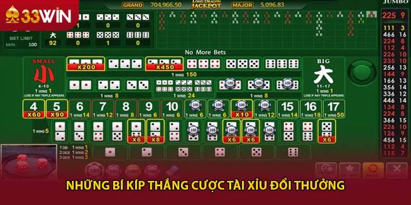 Những bí kíp thắng cược tài xỉu đổi thưởng